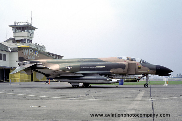 USAF 8 TFW 80 TFS McDonnell F-4D Phantom 65-0608/WP at Yokota (1977)