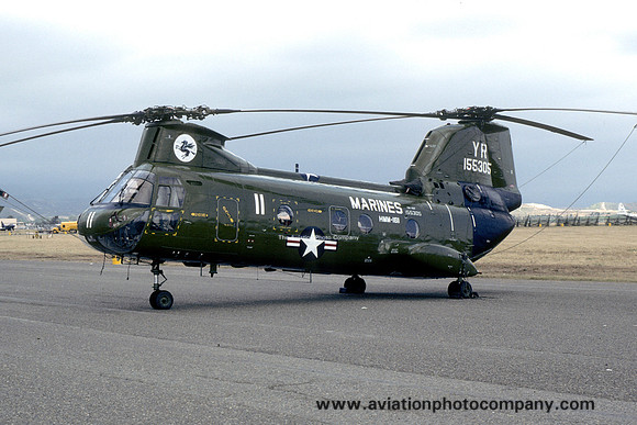 US Marines HMM-161 Vertol CH-46D 155305/YR-11 (1977)
