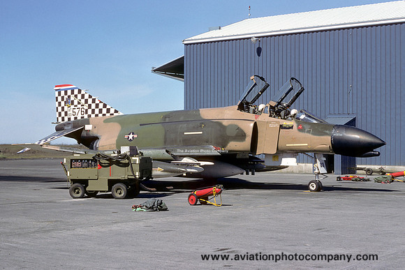 USAF 57 FIS McDonnell F-4C Phantom 63-7576 at Keflavik (1977)