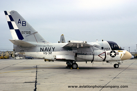 US Navy VS-32 Lockheed S-3A Viking 159758/AB-707 (1977)