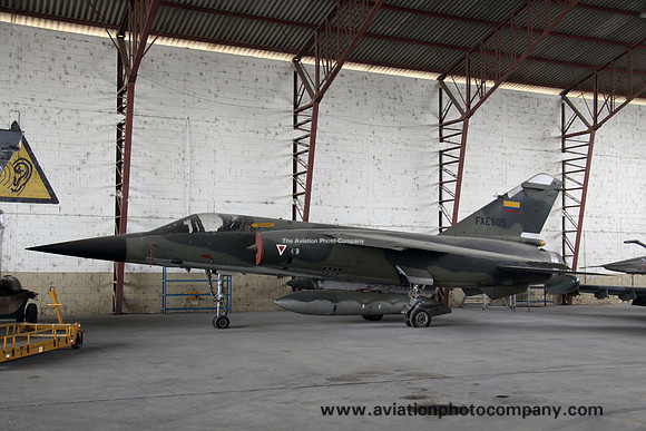 Ecuadorian Air Force Dassault Mirage F1JA FAE805 stored at Manta (2014)