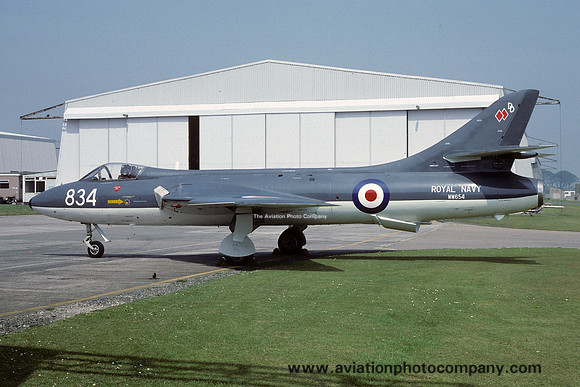 Royal Navy SAH Hawker Hunter GA.11 WW654/DD834 (1989)
