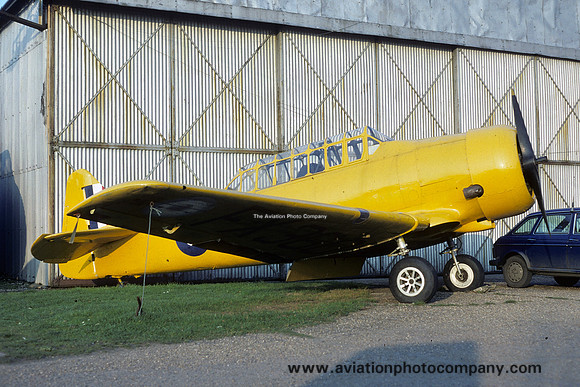 RAF North American Harvard FX360 at the Booker Museum (1989)