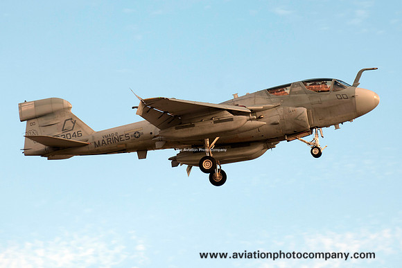 USMC VMAQ-2 Grumman EA-6B 163046/CY-00 at MCAS Yuma (2014)