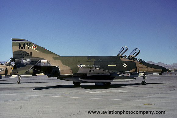 USAF 347 TFW 70 TFS McDonnell F-4E Phantom 68-0511/MY (1980)