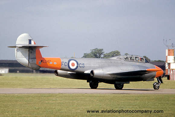 RAF FCCS Gloster Meteor T.7 WL347 (1962)