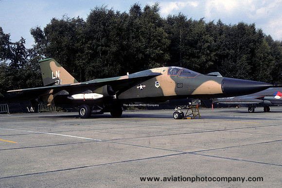 USAF 48 TFW 495 TFS General Dynamics F-111F 73-2711/LN (1979)