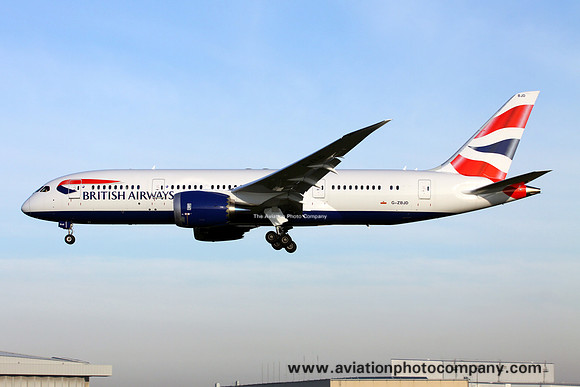 British Airways Boeing 787-8 G-ZBJD at London Heathrow (2013)