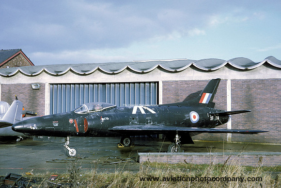RAF Supermarine Swift F.7 XF114 at the Flint Technical College (1969)