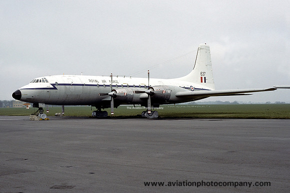 RAF Bristol Britannia C.1 XL637 Stored at Kemble (1976)