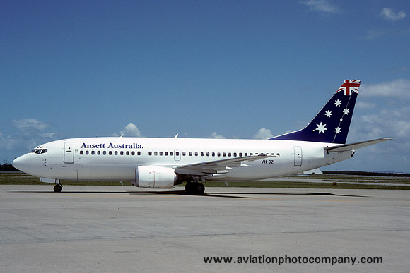 Ansett Australia Boeing 737-300 VH-CZI (1993)