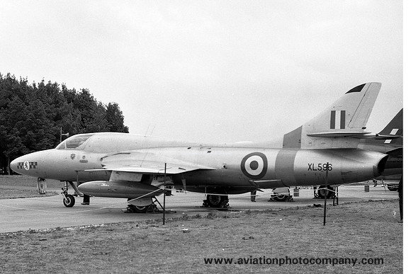 RAF 54 Squadron Hawker Hunter T.7 XL596 (1959)