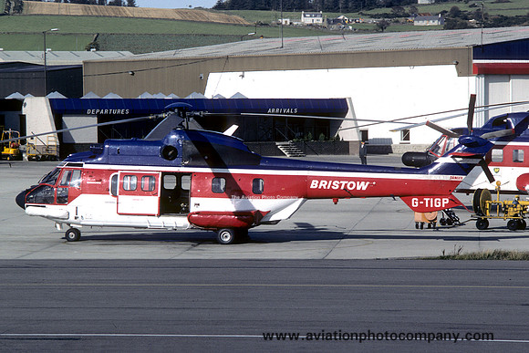 Bristow Aerospatiale AS.332L Super Puma G-TIGP (1984)
