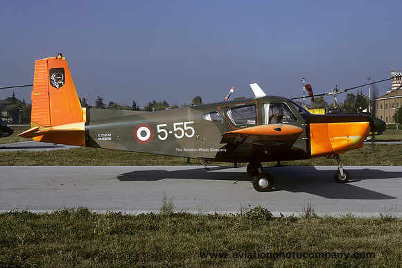Italian Air Force 5 Stormo SIAI S-208M MM61200/5-55 (1986)