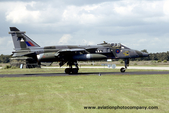 RAF 2 Squadron SEPECAT Jaguar GR.1 XZ103/23 (1984)