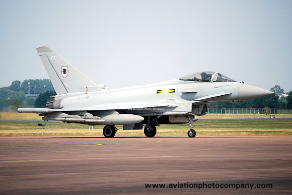 RAF 11 Squadron BAE Typhoon FGR.4 ZJ938/DX at RIAT Fairford (2013)