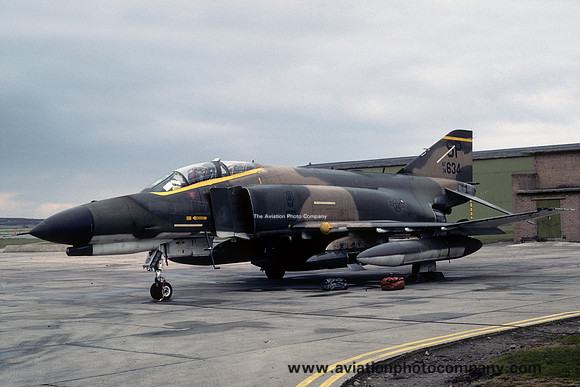 USAF 52 TFW 81 TFS McDonnell F-4E Phantom 74-1634/SP (1984)