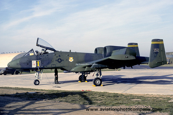 USAF 81 TFW 92 TFS Fairchild A-10A 81-0947/WR (1983)