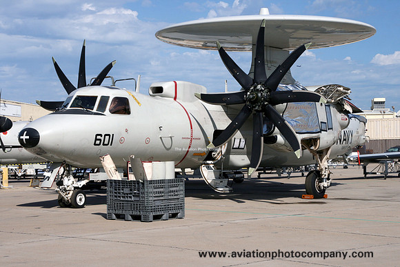 US Navy Grumman E-2C Hawkeye 165819 at NAS North Island (2011)