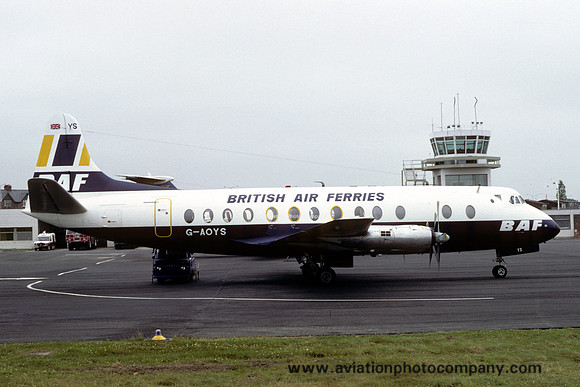 British Air Ferries Vickers Viscount G-AOYS (1982)
