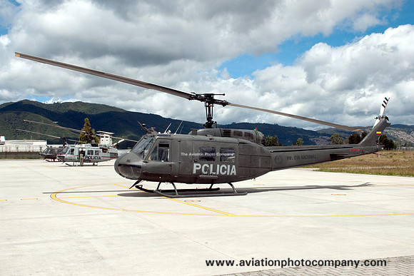 Colombian Police Bell UH-1H PNC-0719 at Guaymaral (2013)