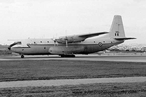 RAF 53 Squadron Short Belfast C.1 XR366 at Malta Luqa (1971)