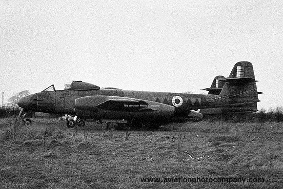 RAF 604 Squadron Gloster Meteor F.8 WA921 Dumped at Kirkbride