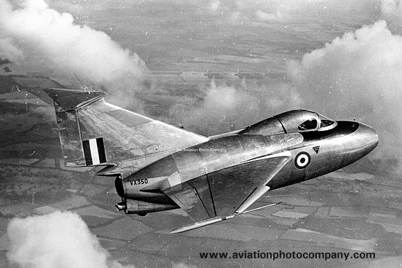 RAF Fairey FD.1 VX350 Air to Air