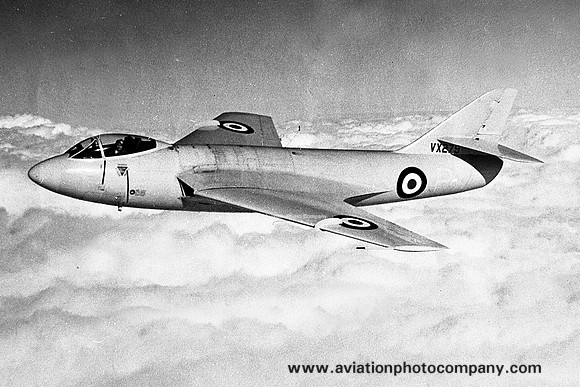 RAF Hawker P.1052 VX279 Air to Air