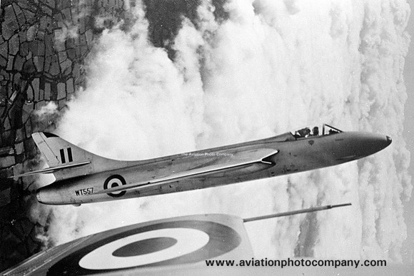 RAF Hawker Hunter F.1 WT557 Air to Air