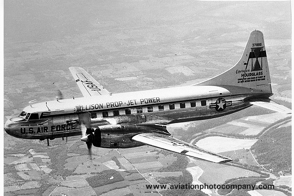 USAF Convair YC-131C 53-7886 Operation Hourglass
