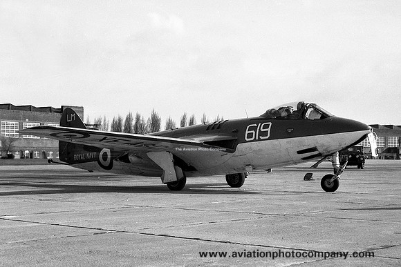 Royal Navy 736 Squadron AWA Sea Hawk FGA.6 XE460/LM619 (1960)