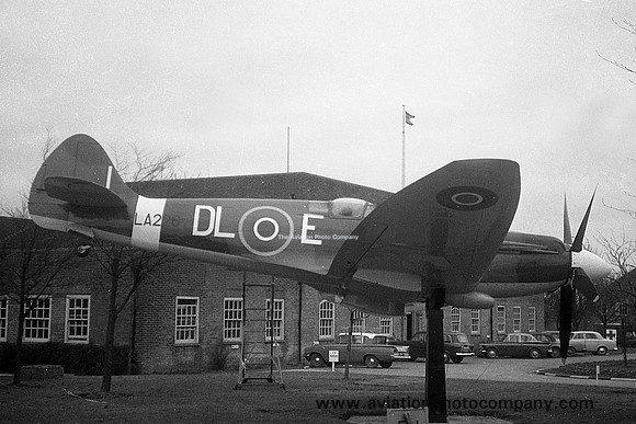 RAF Supermarine Spitfire F.21 LA226 displayed at RAF Little Rissington
