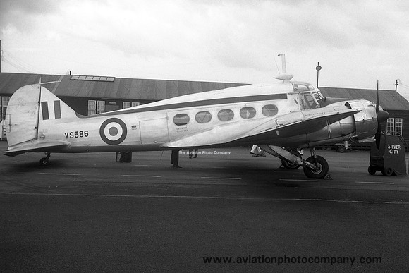 RAF 11 Group Communications Flight Avro Anson C.19 VS586 (1961)