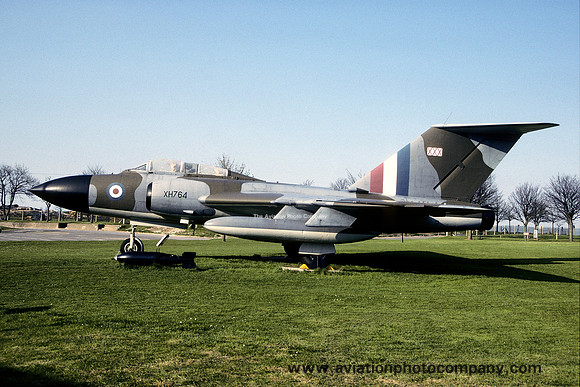 RAF Gloster Javelin FAW.9 XH764 displayed at Manston (1989)