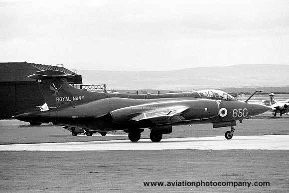 Royal Navy 736 Squadron Blackburn Buccaneer S.2 XV863/650 at RNAS Lossiemouth (1970)