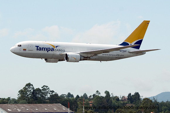 Tampa Cargo Boeing 767-200F N770QT at Medellin Rionegro (2013)