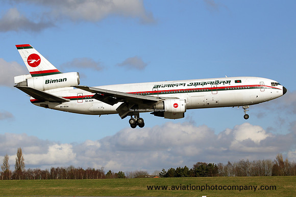 Biman Bangladesh Douglas DC-10-30 S2-ACR at Birmingham (2014)