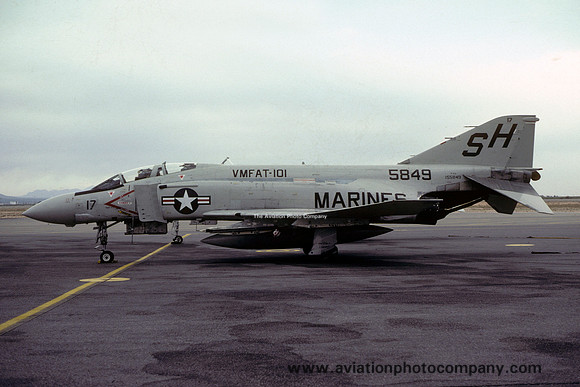 US Marines VMFAT-101 McDonnell F-4J Phantom 155849/SH-17 (1980)