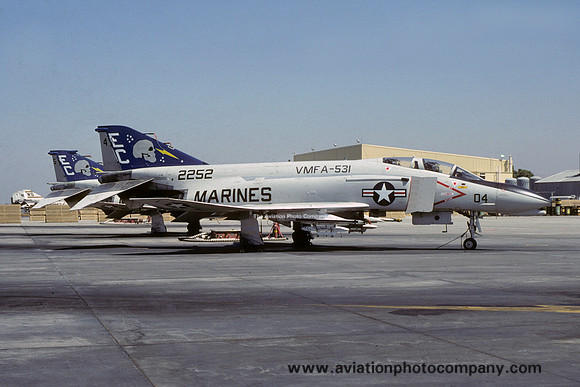 US Marines VMFA-531 McDonnell F-4N Phantom 152252/EC-04 (1978)
