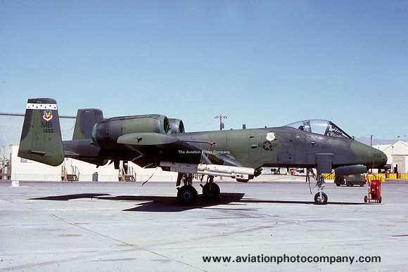USAF 354 TFW 355 TFS Fairchild A-10A Thunderbolt 78-0655/MB (1981)
