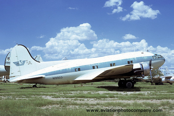 International Airlines Boeing 307 N19903 at the Pima County Museum