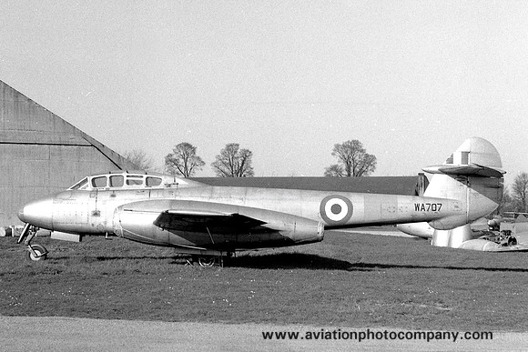 RAF Gloster Meteor T.7 WA707 (1961)