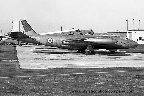 RAF English Electric Canberra T.4 WJ879 at Gibraltar (1950s)