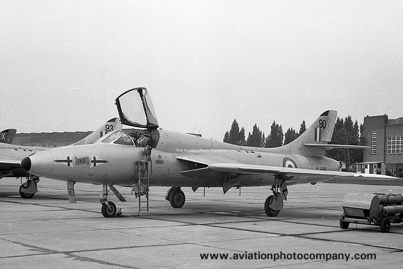 RAF 229 OCU 145 Squadron Hawker Hunter T.7 XL586/90 (1960)