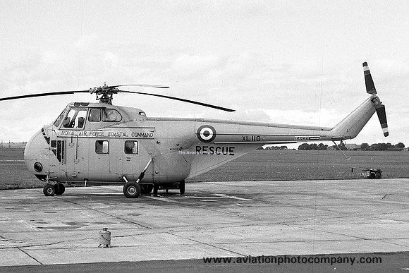RAF 228 Squadron Westland Whirlwind HAR.4 XL110 at RAF Acklington (1960)