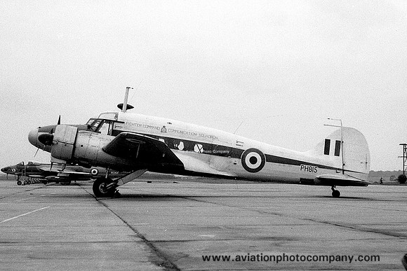 RAF FCCS Avro Anson PH815 at RAF Stradishall (1960)
