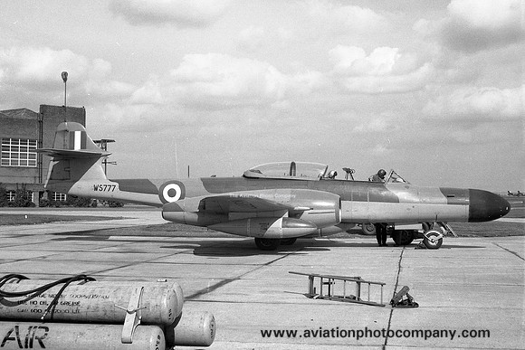 RAF Wattisham Station Flight Gloster Meteor NF.14 WS777 (1960)