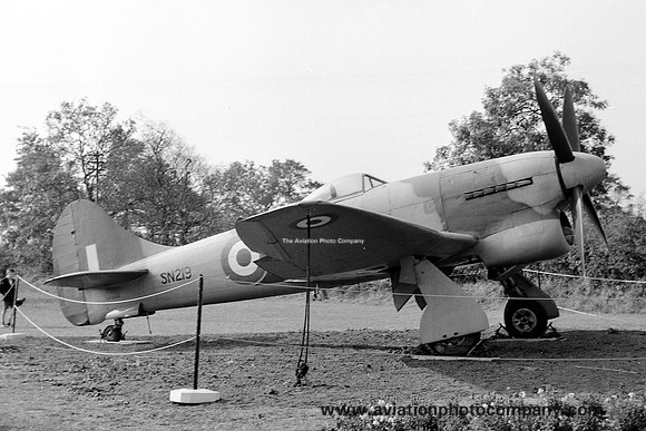 RAF Hawker Tempest SN219 displayed at Middleton St George (1959)