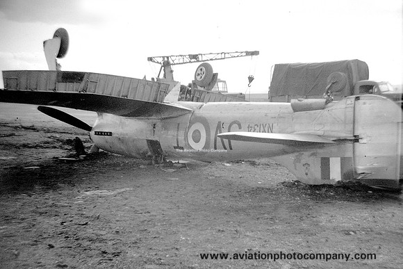 RAF 39 Squadron Hawker Tempest VI NX134 at Nicosia (1949)